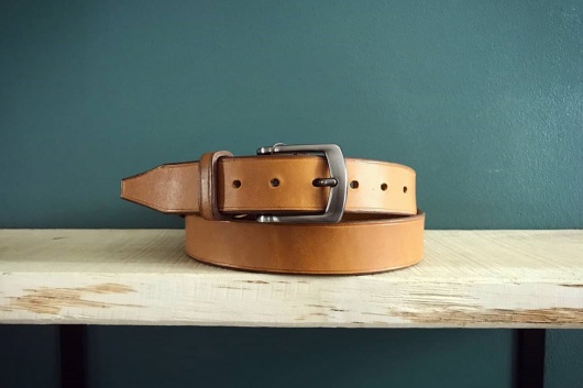 Ceinture sur mesure London et boucle finition canon de fusil